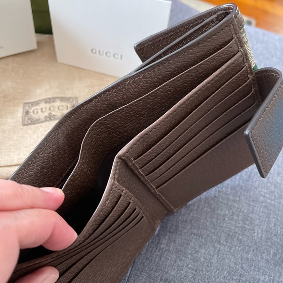 GUCCI OPHIDIA French flap wallet - Picture 5 of 7